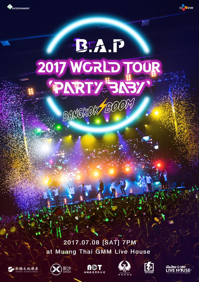 B A P Party Baby タイ バンコク公演 チケット代行 Esjapan